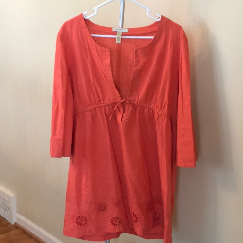 BANANA REPUBLIC linen swimsuit coverup